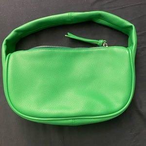 Y2K Green Leather Clutch